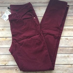 🍎 NWT💕H&M Burgundy Corduroy Pants. Sz 8